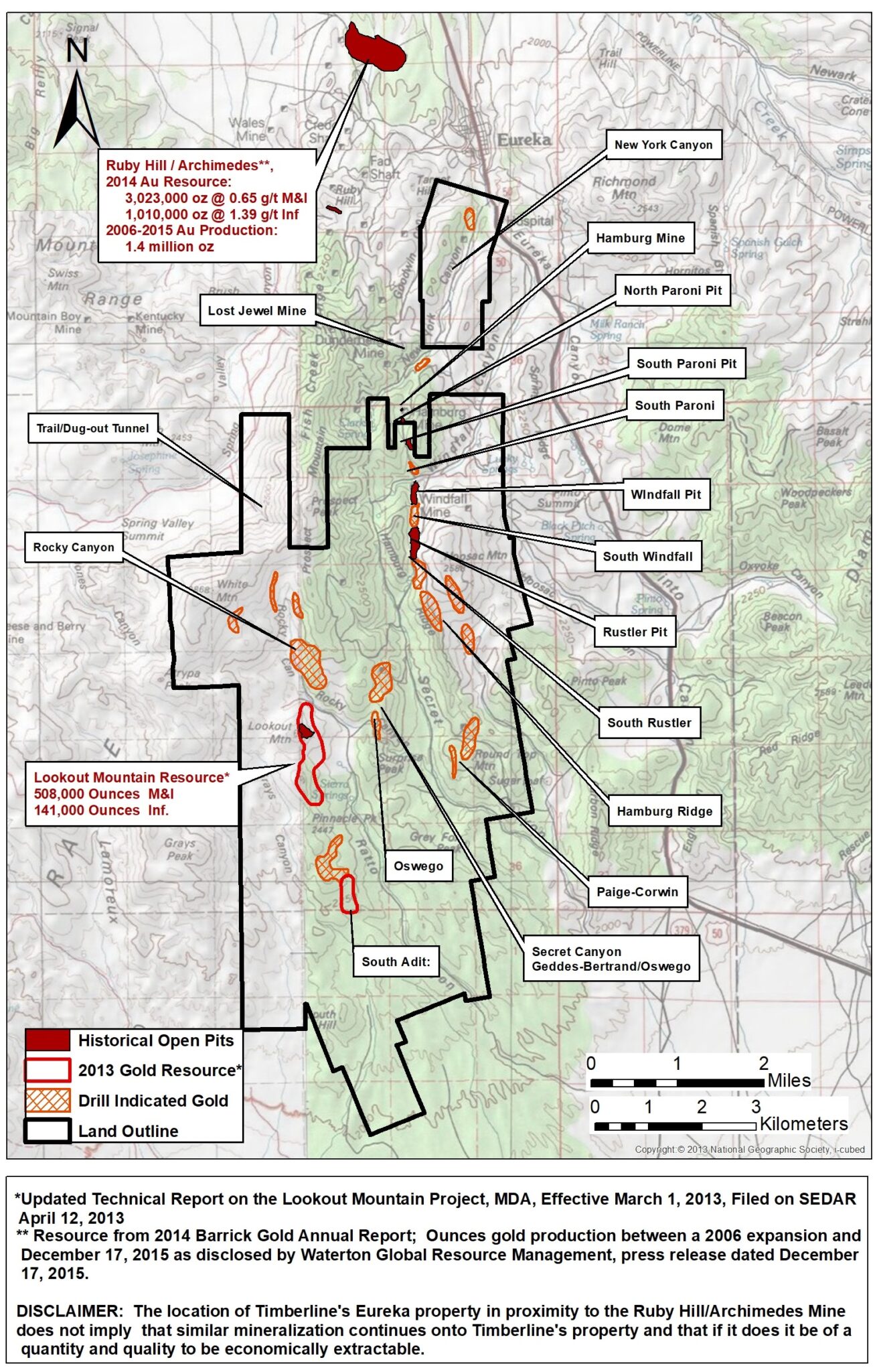 Timberline Resources Corporation, Tuesday, September 15, 2020, Press release picture